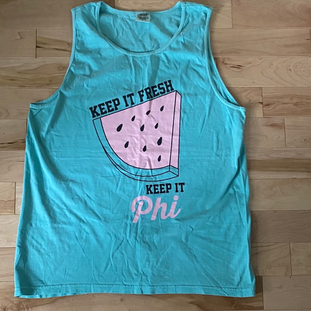 Alpha phi oversized tank